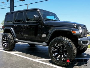 Jeep Custom Wheels (1) - Black Rhino - 18 x 9.5 - Pinatubo - Gloss Black w/ Milled Inside Window Jeep Custom Wheels (1) - Black Rhino - 18 x 9.5 - Pinatubo - Gloss Black w/ Milled Inside Window
